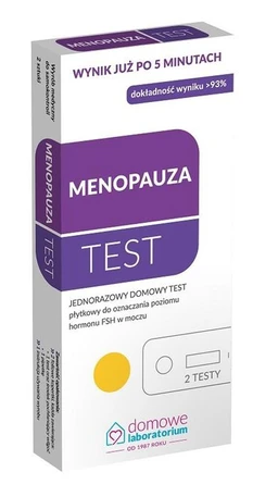 Menopauza, test płytkowy do oznaczenia poziomu hormonu FSH 