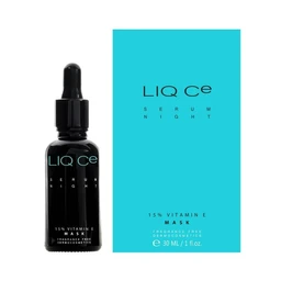 Liq CE Serum Night 15% Vitamin E Mask, dwufazowe serum regenerująco-odżywcze na noc 