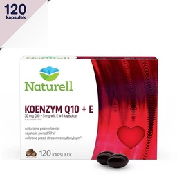 Naturell Koenzym Q10 + E 30 mg+5 mg kapsułki 