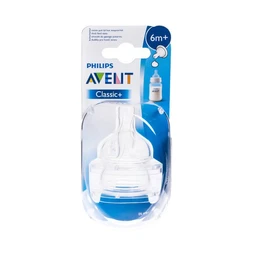 Avent Classic +, smoczek do gęstego pokarmu 6m+ 