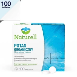 Naturell Potas organiczny 80 mg tabletki 