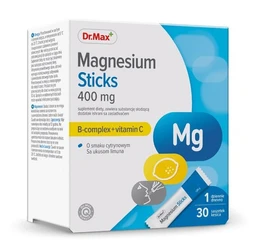 Magnesium Sticks Dr.Max, 400mg, smak cytrynowy 