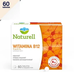 Naturell Witamina B12 10 µg tabletki do rozgr. i żucia 