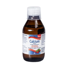 Calcium Aflofarm o smaku truskawkowym 114 mg Ca 2+/5 ml syrop 