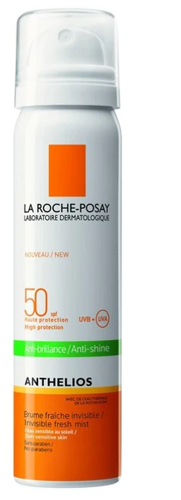 La Roche-Posay Anthelios, mgiełka do twarzy przeciw błyszczeniu się skóry SPF 50 