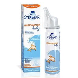 Sterimar Baby Hipertoniczny, spray do nosa wzbogacony miedzią 