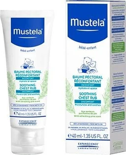 Mustela Bebe Enfant, kojący balsam do nacierania klatki piersiowej 