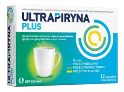 Ultrapiryna Plus 500 mg+300 mg+200 mg Ca 2+ proszek musujący 