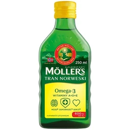 Moller`s Tran Norweski płyn doustny o aromacie cytrynowym 