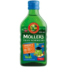 Moller`s Tran Norweski płyn doustny o aromacie owocowym 