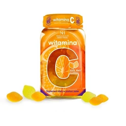 Noble Health Witamina C 80 mg żelki o smaku cytrynowym 