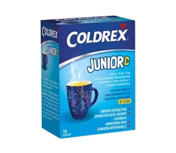 Coldrex Junior C 300 mg+5 mg+20 mg proszek do sporządzenia roztworu doustnego 