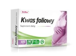 Kwas Foliowy 400 mcg Dr.Max, suplement diety 