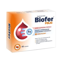 Biofer Folic 40 mg+13,5 mg+200 µg tabletki 