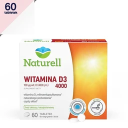 Naturell Witamina D3 4000 100 µg tabletki do rozgr. i żucia 