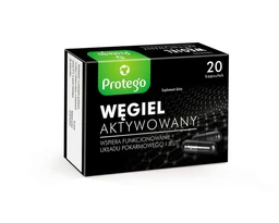 Protego Węgiel aktywowany 150 mg kapsułki 