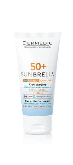 Dermedic Sunbrella krem ochronny do cery tłustej i mieszanej SPF 50 