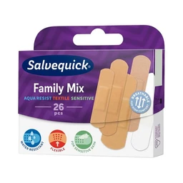 Salvequick Family Mix, zestaw plastrów 