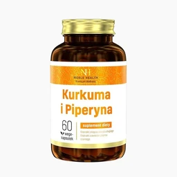 Noble Health Kurkuma i Piperyna kapsułki 