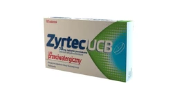 Zyrtec UCB 10 mg tabletki powlekane 