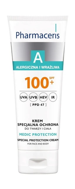 Pharmaceris A Medic Protection, krem specjalna ochrona do twarzy i ciała SPF 100+ 