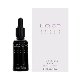 Liq CR Serum Night 0.3% Retinol Silk, koncentrat intensywnie korygujący na noc 