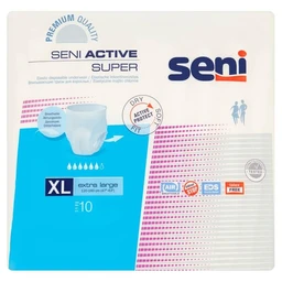 Seni Active Super majtki chłonne rozmiar xl (extra large) 