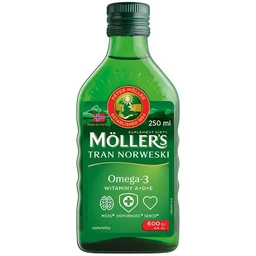 Moller`s Tran Norweski płyn doustny o smaku naturalnym 