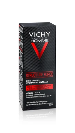 Vichy Homme Structure Force, przeciwzmarszczkowy krem wzmacniający 