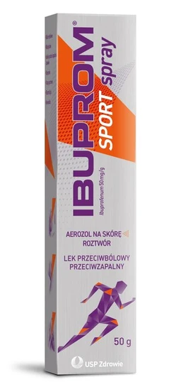 Ibuprom Sport spray 50 mg/g aerozol na skórę, roztwór 