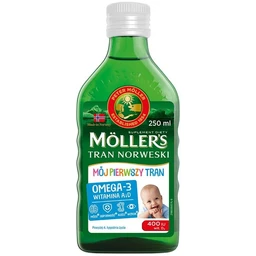 Moller`s Mój pierwszy tran norweski płyn doustny 