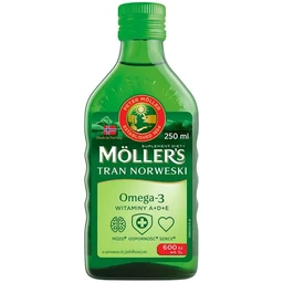 Moller`s Tran Norweski płyn doustny o aromacie jabłkowym 