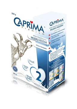 Caprima 2 Premium, mleko w proszku następne oparte na mleku kozim od 6. miesiąca życia 