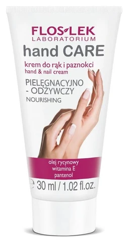 Floslek Hand Care, odżywczo-pielegnacyjny krem do rąk i paznokci 