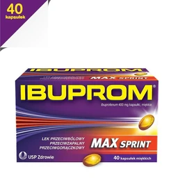 Ibuprom Max Sprint 400 mg kapsułki miękkie 