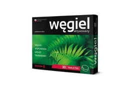 Węgiel aktywowany 150 mg tabletki 