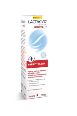 Lactacyd Pharma Prebiotic+, płyn do higieny intymnej 