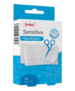 Plaster Sensitive Hypoallergenic Dr.Max, plaster do cięcia, 6cm x 1m 