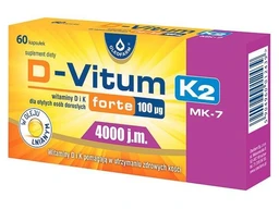 D-Vitum Forte Max 4000 j.m K2 MK-7 kapsułki 