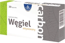 Węgiel aktywowany carbon 150 mg kapsułki 