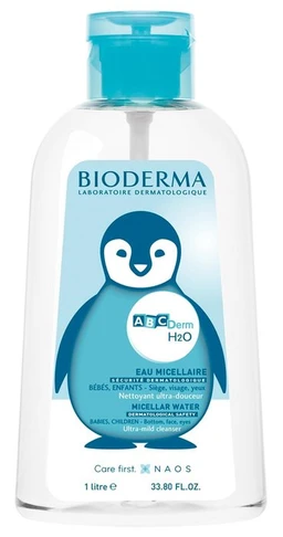 Bioderma ABCDerm H2O, płyn micelarny do oczyszczania skóry niemowląt i dzieci 