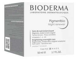 Bioderma Pigmentbio Night Renewer, rozjaśniający krem na noc redukujący przebarwienia 