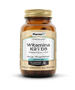 Witamina K2+D3 Premium 100 µg+50 µg kapsułki 