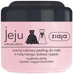 Ziaja Jeju, czarny peeling cukrowy do ciała 