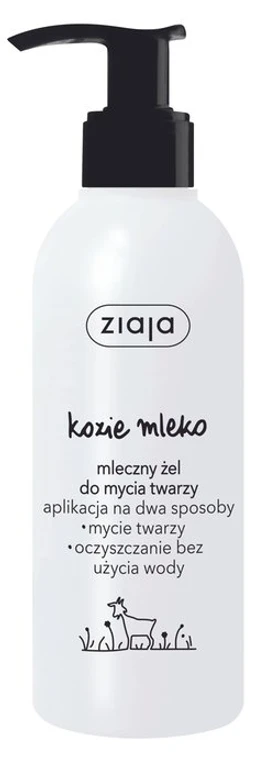 Ziaja Kozie Mleko, mleczny żel do mycia twarzy 