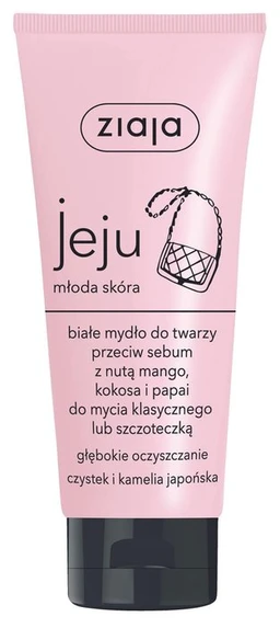 Ziaja Jeju, mydło do twarzy przeciw sebum 