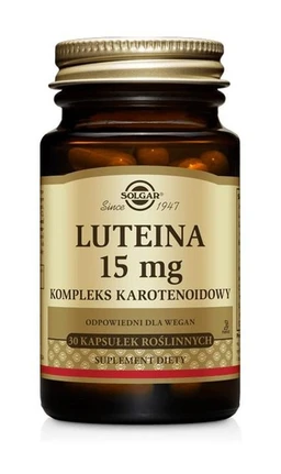 Solgar Luteina 15 mg Kompleks karotenoidowy 15 mg+1,5 mg+29 µg kapsułki 