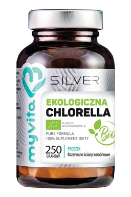 Silver Ekologiczna Chlorella 2500 mg/porcję proszek 