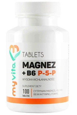 MyVita, Magnez + witamina B6 P-5-P, suplement diety 