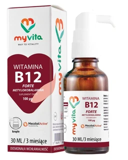 MyVita Witamina B12 forte 100 µg/kroplę krople doustne 